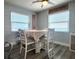 Bright dining area with seating for four and a charming view of the ocean at 18650 Gulf Blvd # 314, Indian Shores, FL 33785