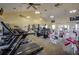 Well-equipped gym featuring treadmills, bikes, and weight machines at 219 Pompano Se Dr # D, St Petersburg, FL 33705