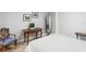Well-lit bedroom featuring a large window, side table and cozy decor at 301 1St S St # 1601, St Petersburg, FL 33701