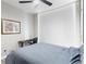 Bright bedroom with a large window and a desk, perfect for a home office or study space at 301 1St S St # 1601, St Petersburg, FL 33701