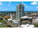 Modern high-rise condo building with rooftop pool offers a luxurious urban living experience at 301 1St S St # 1601, St Petersburg, FL 33701