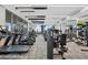 Well-equipped gym with treadmills and other exercise equipment, plenty of natural light at 301 1St S St # 1601, St Petersburg, FL 33701