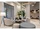 Modern lobby with comfortable seating and lots of natural light at 301 1St S St # 1601, St Petersburg, FL 33701