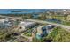 Beautiful aerial view of condo building with marina, water views, and amenities, offering a unique coastal living experience at 3315 58Th S Ave # 421, St Petersburg, FL 33712