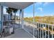 Balcony view showcasing lush greenery and a tranquil setting, perfect for relaxation and enjoying nature at 3315 58Th S Ave # 421, St Petersburg, FL 33712