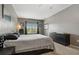 Comfortable bedroom with a large window, ceiling fan, neutral tones, and ample space for relaxation at 4207 S Dale Mabry Hwy # 8304, Tampa, FL 33611