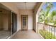 Private balcony offers peaceful views of lush tropical foliage at 504 S Armenia Ave # 1329B, Tampa, FL 33609