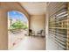 Charming balcony with seating offers a lovely neighborhood view at 504 S Armenia Ave # 1329B, Tampa, FL 33609