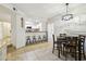 Inviting dining area features stylish stools and modern lighting at 504 S Armenia Ave # 1329B, Tampa, FL 33609