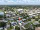 Aerial view of the property showcasing the pool, manicured landscaping, and location at 6511 10Th N St, St Petersburg, FL 33702