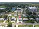 An aerial view of the property showing the house, pool, and surrounding neighborhood at 6511 10Th N St, St Petersburg, FL 33702
