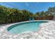 Beautifully designed pool in a private backyard setting with ample space for relaxation and entertaining at 6511 10Th N St, St Petersburg, FL 33702