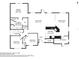 Detailed floor plan showcasing the layout of a 1,542 sqft home, including kitchen, bedrooms, and living areas at 10304 Rainbow Oaks Dr, Hudson, FL 34667