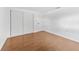 This bedroom is bright and fresh, and features closet storage for your comfort and convenience at 1051 Pert Ln, Holiday, FL 34691