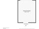 Schematic drawing showing dimensions of the detached shed at 109 Emerald Ln, Largo, FL 33771