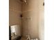 Newly tiled shower in the bathroom with star accents and a rainfall showerhead at 11160 8Th E St, Treasure Island, FL 33706