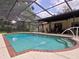 Screened-in pool area with ample seating, and sunny exposure at 11307 Sandpine Rd, Riverview, FL 33569