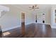 Spacious living room with hardwood floors, neutral walls, and bright natural light at 1225 22Nd S Ave, St Petersburg, FL 33705