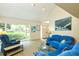 Inviting living room with large windows, comfortable seating, and a bright, airy atmosphere at 15917 Dover Cliffe Dr, Lutz, FL 33548