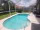 Relax by the pool in your private screened-in lanai and backyard at 1753 Open Field Loop, Brandon, FL 33510