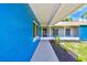 Inviting walkway leads to the front entrance of the home at 2063 De Carlo Ave, Spring Hill, FL 34608