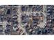 Detailed aerial view of the residential area, showcasing the layout and proximity to amenities at 28826 Windover St, Wesley Chapel, FL 33545