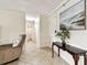 Hallway provides access to the living spaces and features neutral tones that enhance a seamless flow at 3315 58Th S Ave # 311, St Petersburg, FL 33712