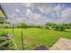 Expansive backyard featuring a lush lawn and vibrant landscaping at 3505 Medulla Rd, Plant City, FL 33566
