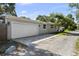 Exterior view of the garage and newly paved driveway at 4637 4Th N Ave, St Petersburg, FL 33713