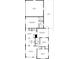 Detailed floor plan showing the layout of the home including the bedrooms, kitchen and living room at 4637 4Th N Ave, St Petersburg, FL 33713