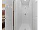 Tiled stand up shower with new fixtures at 4945 91St N Ave # 30, Pinellas Park, FL 33782