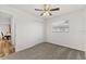 Bright bedroom offers a ceiling fan, closet and window with natural light at 4945 91St N Ave # 30, Pinellas Park, FL 33782