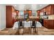 Well-lit kitchen featuring ample wood cabinets and modern appliances at 4945 91St N Ave # 30, Pinellas Park, FL 33782
