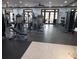 Well-equipped gym with various workout machines and ceiling fans for a great workout at 511 Winterside Dr, Apollo Beach, FL 33572