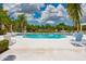 The community pool offers ample seating and a refreshing space for residents to relax at 5410 River Sound Ter, Bradenton, FL 34208