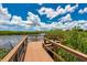 Community dock and view of the beautiful waterway at 5410 River Sound Ter, Bradenton, FL 34208