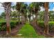 Beautifully landscaped gardens and fountain in the community at 5410 River Sound Ter, Bradenton, FL 34208