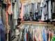 Walk in closet with clothes at 7206 Timber Ct, Tampa, FL 33625
