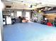 Spacious garage with epoxy floors and storage at 7206 Timber Ct, Tampa, FL 33625