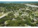 Aerial view of the property located at 945 Hamilton Court in Palm Harbor, Florida, surrounded by trees and greenery at 945 Hamilton Ct, Palm Harbor, FL 34683