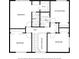 Detailed floor plan showcasing the layout of the upper level, including the bedrooms, bathrooms and sitting room at 10053 W Bay St, Seminole, FL 33776