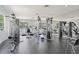 Well-equipped fitness center with modern exercise machines and mirrored walls for a healthy lifestyle at 10520 White Lake Ct # 10520, Tampa, FL 33626