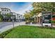 Scenic view of the town center with lush landscaping and various retail shops at 10520 White Lake Ct # 10520, Tampa, FL 33626