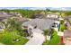 Beautiful aerial view showcasing a home's well-manicured lawn and meticulously maintained landscaping at 1631 Shady Oaks Dr, Oldsmar, FL 34677