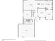 First floor plan showing kitchen, Gathering room, office and garage layout at 1802 Regal Mist Loop, Trinity, FL 34655