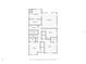 Detailed floor plan of the home's second floor at 2707 Ridgewood Ave, Tampa, FL 33602