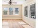 Bright and airy bedroom with hardwood floors and plenty of natural light at 4106 N Central Ave, Tampa, FL 33603
