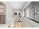 Hallway with desk, storage, and natural light at 4106 N Central Ave, Tampa, FL 33603