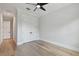 Bright, spacious bedroom with hardwood floors and closet, offering comfort and convenience for a relaxing retreat at 4109 W Inman Ave, Tampa, FL 33609