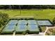 Aerial view of the community tennis courts at 4920 Anniston Cir, Tampa, FL 33647